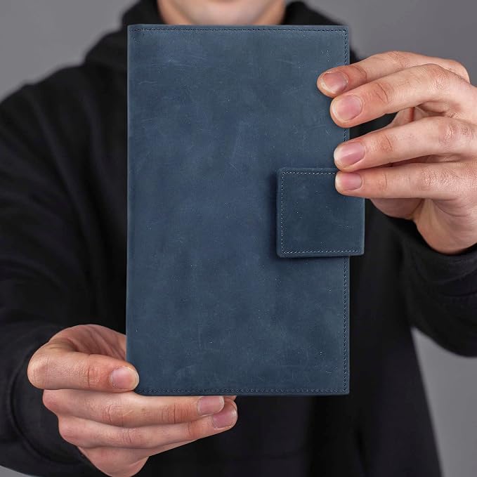 CONTACTS Full Grain Leather Family Passport Holder - Image 7