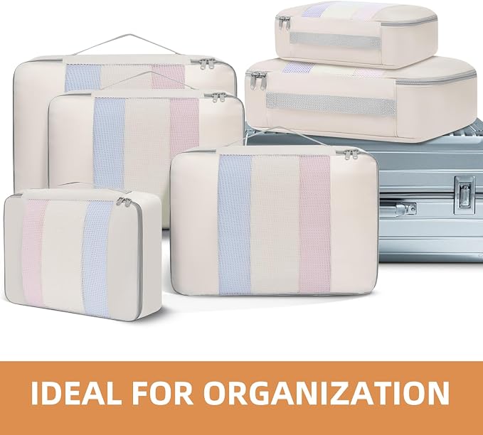 BAGAIL 6 Set/8 Set/10 Set Packing Cubes Various Sizes Packing Organizer - Image 6