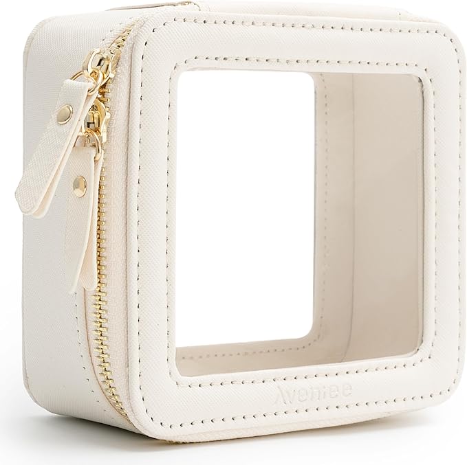 Aveniee Clear Makeup Bag Small, Mini Travel Toiletry Bag Cosmetic Bags Organizer by Aveniee