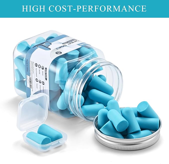 30Pair Soft Foam EarPlugs, 32dB Disposable Sound Blocking Noise Cancelling Ear - Image 4