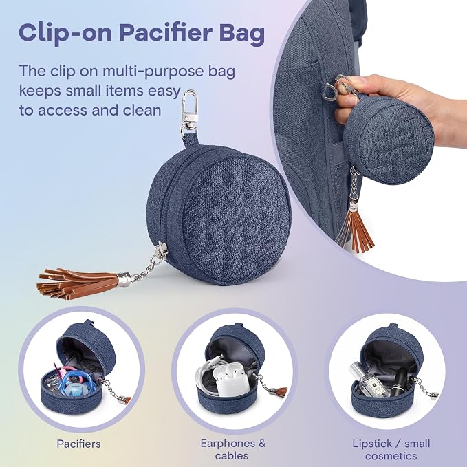 RUVALINO Diaper Bag Backpack, Large Capacity, Waterproof - Image 9
