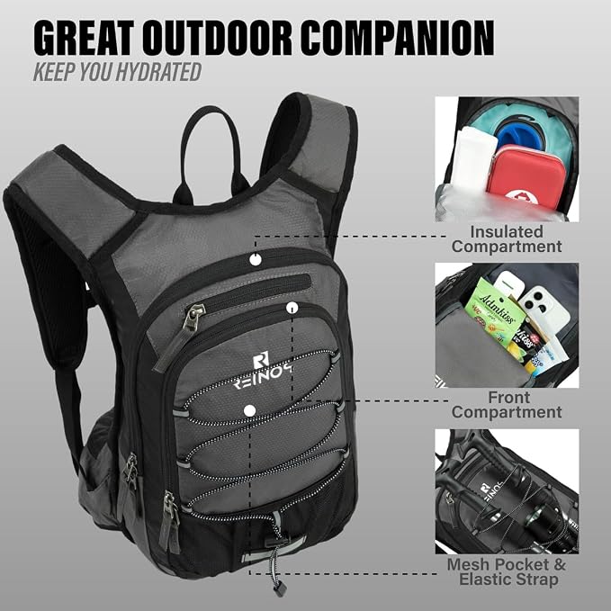 Hydration Pack Backpack with 3L Water Bladder - Image 3
