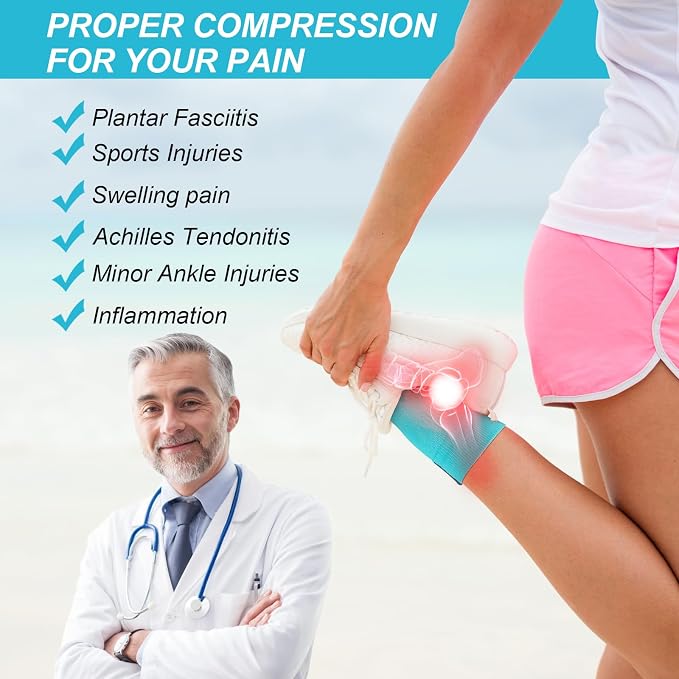 PAPLUS Ankle Compression Socks for Women 6 Pairs, Running Athletic Socks - Image 7