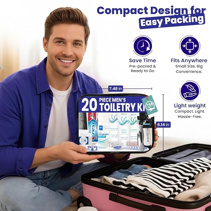 Trektote Bulk Hygiene Kit For Men And Women – 20 Piece Set Of Travel Size - Image 5
