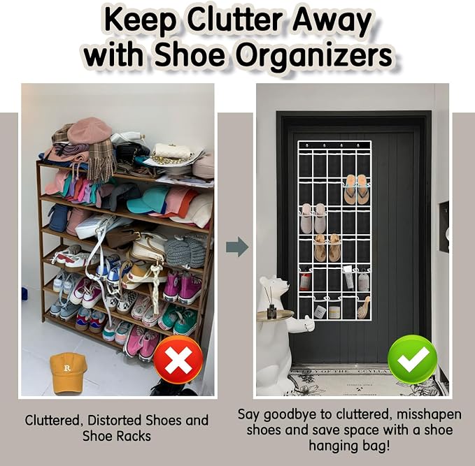 Over the Door Shoe Organizer - Image 7