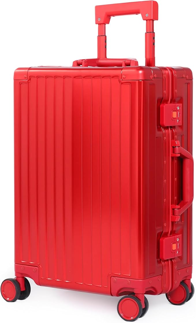 UrbanExplorer All Aluminum Carry On Luggage 22x14x9 Airline Approved Heavy Duty by UrbanExplorer