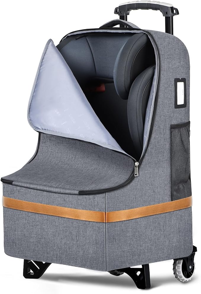 Padded Car Seat Travel Bag for Airplane by Tonyeee