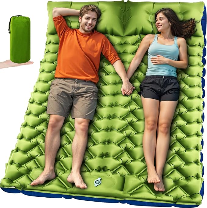 Double Sleeping Pad, Ultralight 4in Extra-Thick by Oramoose