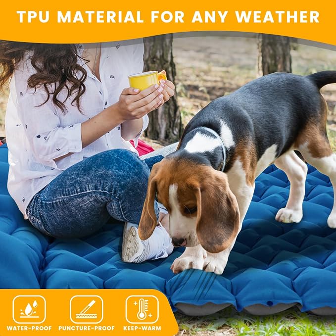 Inflatable Camping Mat, Ultra-Lightweight Sleeping Pad - Image 6
