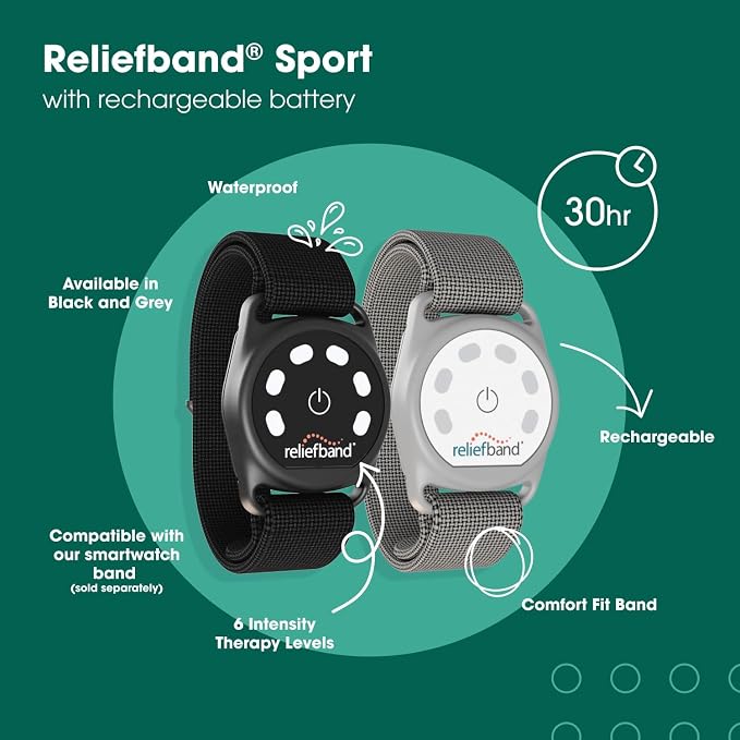 Reliefband New Sport Anti-Nausea Wristband | Waterproof | Nausea & Vomiting - Image 6