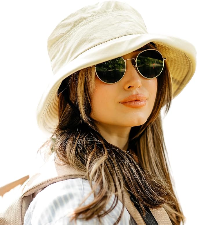 TOP-EX XL/XXL Women’s Wide Brim Bucket Sun Hat by TOPchoiceforEXtraXLXXLXXXLadventures