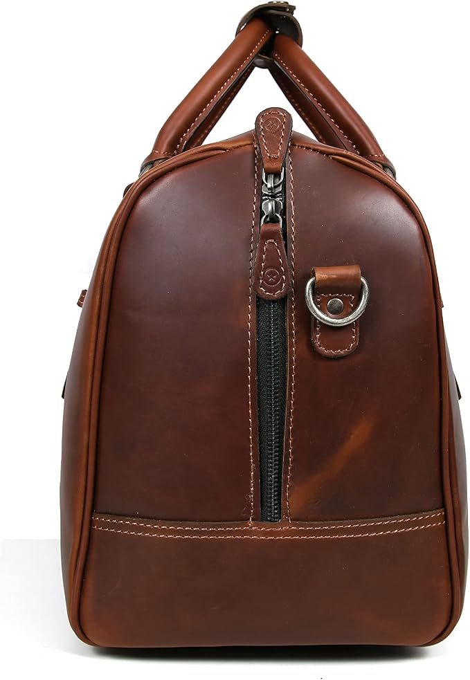 Leather Duffel Bag for Men & Women Travel, Gym Bag - Image 7