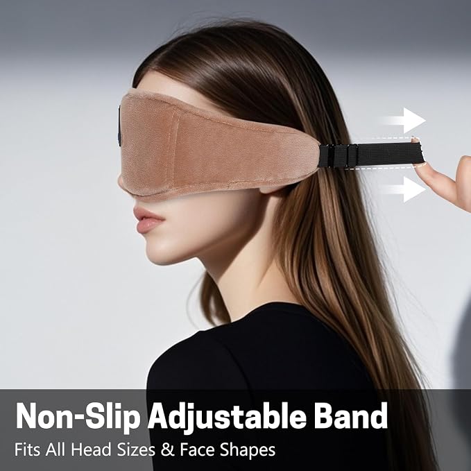 Sleep Mask with Bluetooth Headphones 3D Contour Sleeping Headphones 5.4 - Image 7