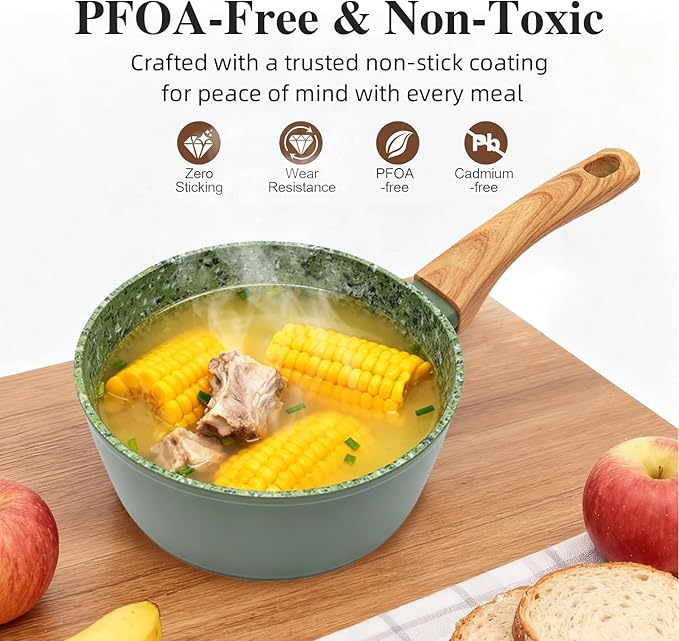 3-Piece Nonstick Pots and Pans Set - Image 3