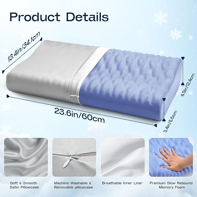 Memory Foam Pillows for Sleeping - Image 2