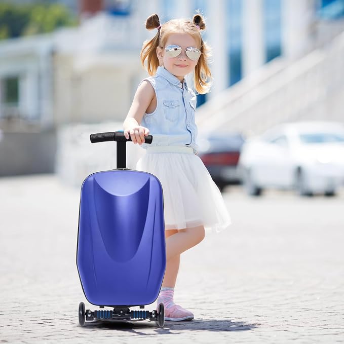 20" Kids Scooter Suitcase Ride-On Carry-On - Image 9