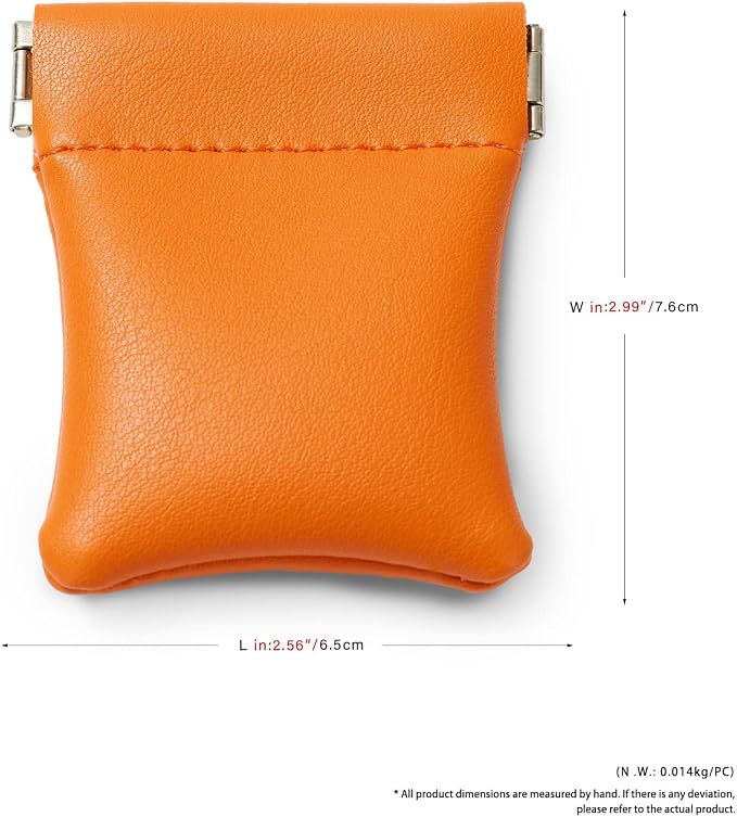 2 Pack PU Leather Slim Engagement Wedding Ring Pouch Leather Jewelry Pouch - Image 6