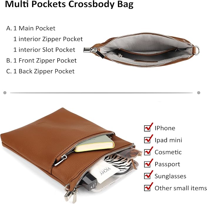 befen Genuine Leather Small Crossbody Purses - Image 3