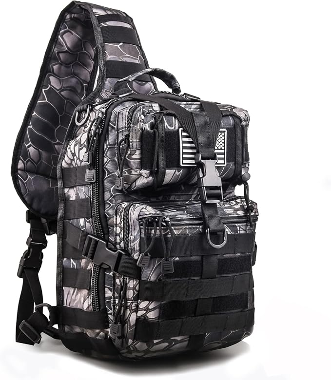 hopopower Tactical Sling Bag Pack Military Rover Shoulder Backpack EDC Assault by Hopopower
