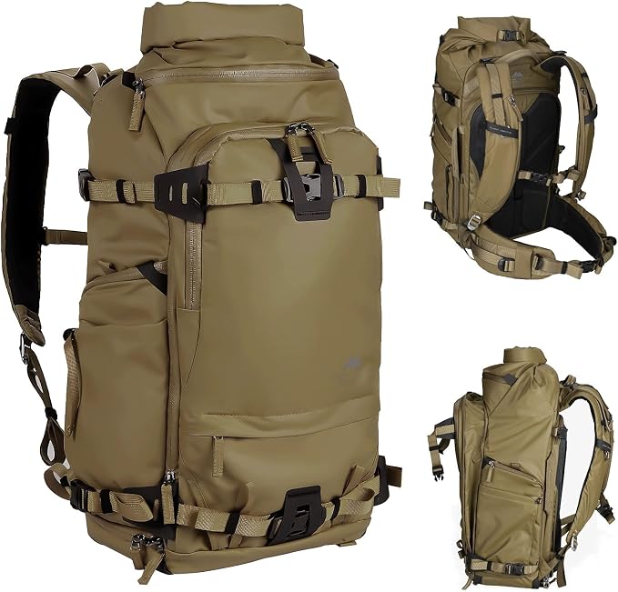 Tenzing 40L Camera Backpack, Waterproof Travel Photography Bag by SummitCreative
