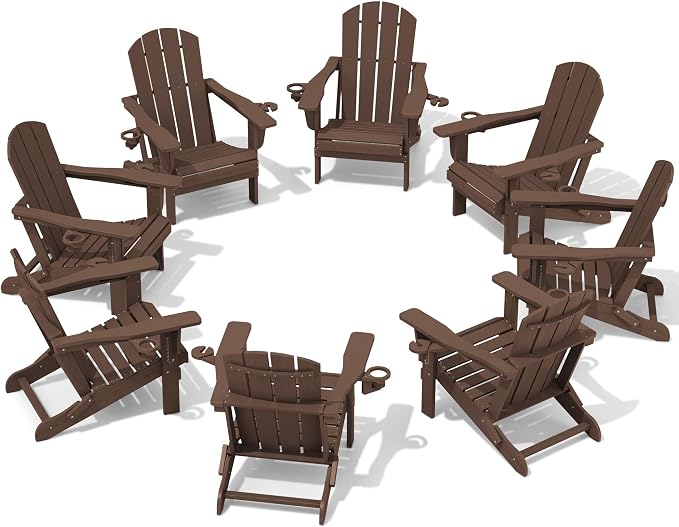SERWALL Adirondack Chair with Cup Holders by SERWALL