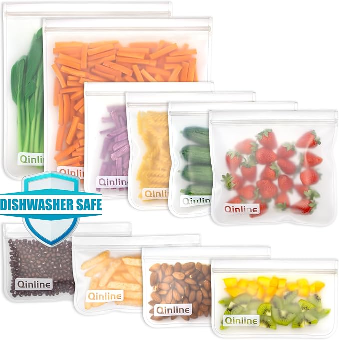 Reusable Food Storage Bags by Qinline