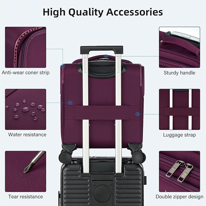 16 Inch Underseat Carry On Luggage - Image 7