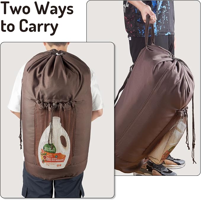 Large Laundry Backpack Bag - Image 5