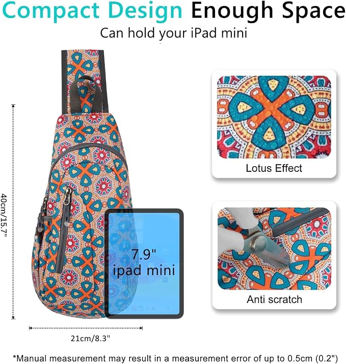TITECOUGO Small Sling Bag, Lightweight Crossbody Backpack - Image 4