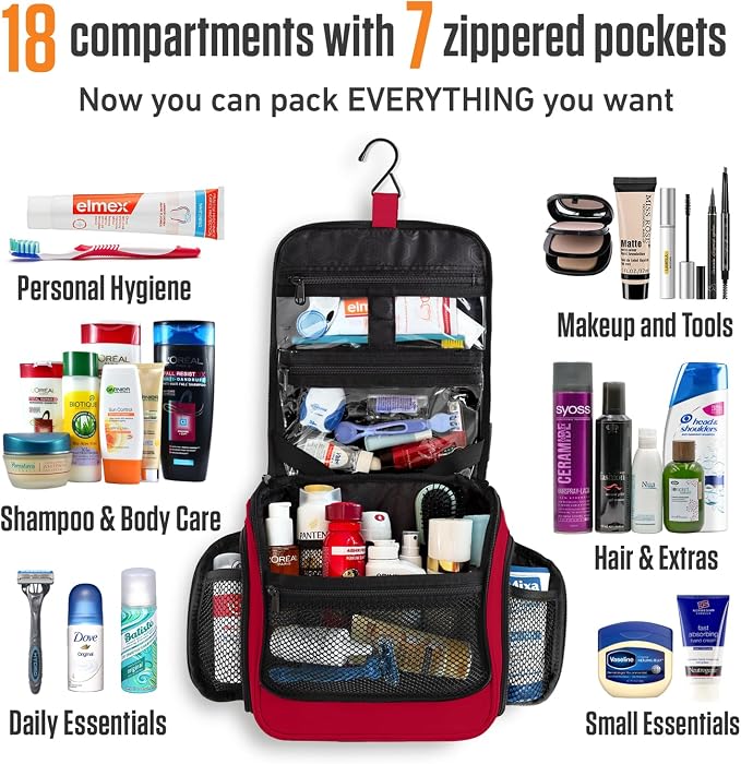 VENTURE 4TH Hanging Travel Toiletry Bag - Image 3
