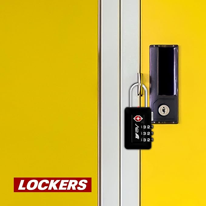 BV TSA Accepted Luggage Travel Lock, Set-Your-Own Combination Lock - Image 8