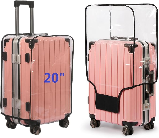 Clear PVC Suitcase Cover by FABULWAY