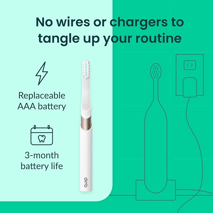 Quip Metal Sonic Toothbrush, Electric Toothbrush - Image 4