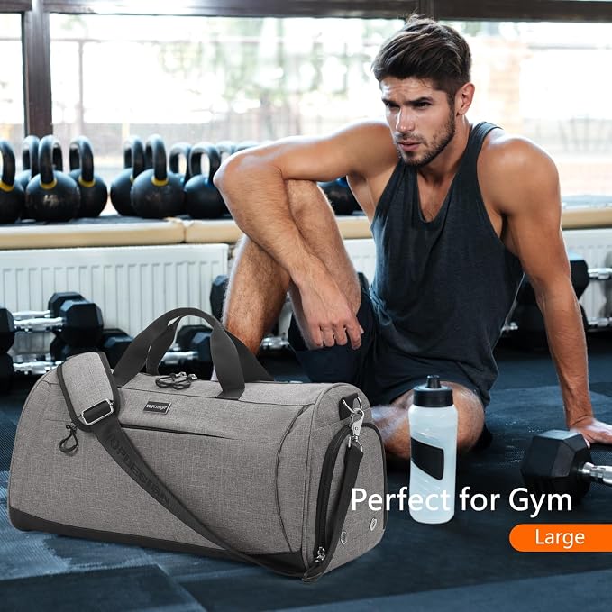 TOPDesign Gym Bag for Women & Men, Unisex Duffel Bag - Image 2