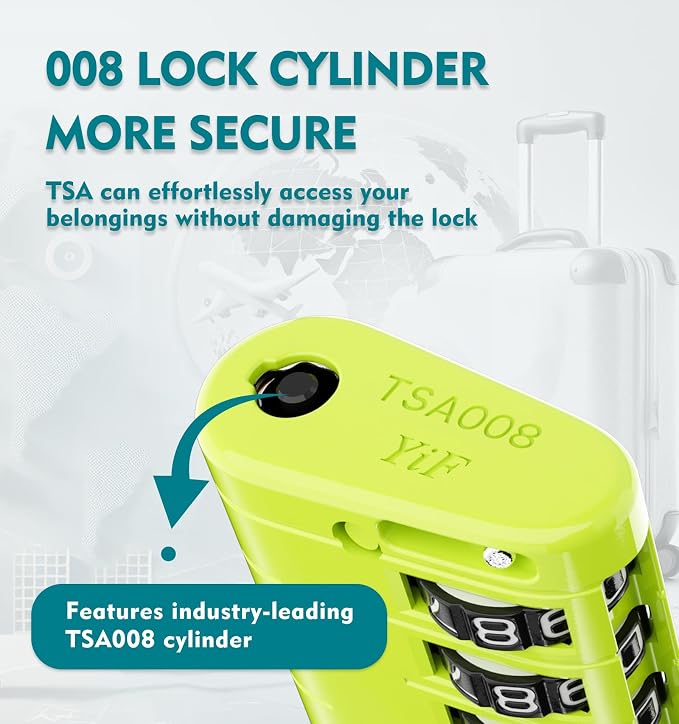 ANVIL 4 Digit Luggage Locks, TSA Locks - Image 2