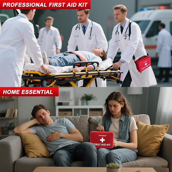 426 Piece Large First Aid Kit, Waterproof Compact Portable Hard Case Emergency - Image 5