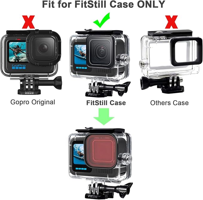 FitStill Carrying Protective Case Include 60M/196FT Underwater Waterproof - Image 4