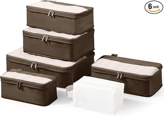 6 Set Compression Packing Cubes by SOARSAIL