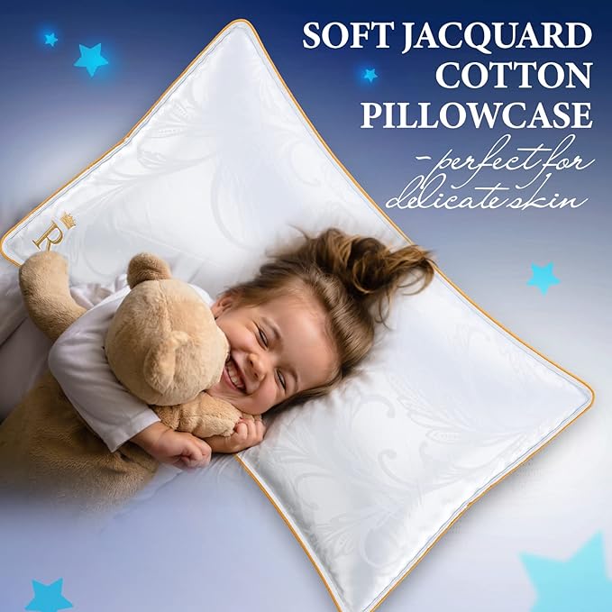 Royal Therapy White Goose Feathers and Down Pillow, Premium White Bed Sleeping - Image 5