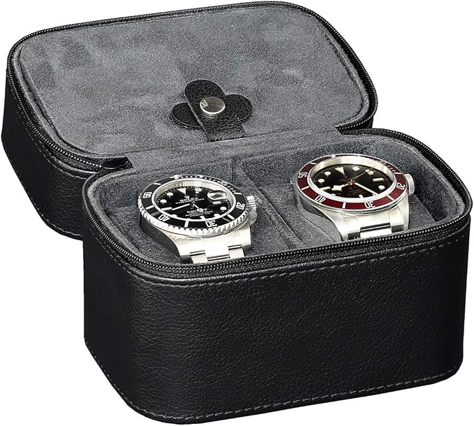 ROTHWELL 2 Watch Travel Case Storage Organizer - Image 6