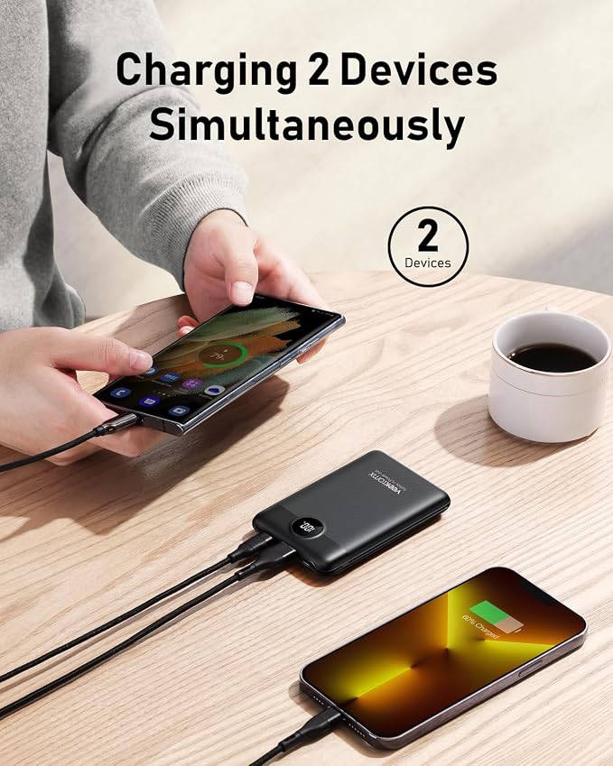 VEEKTOMX Small Portable Charger, Mini Power Bank 10000mAh, PD 22.5W Fast - Image 4