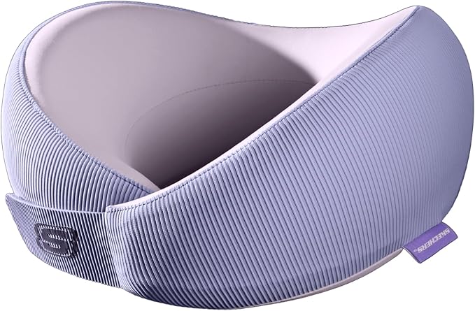 Skechers Women's Memory Foam Neck Pillow, Comfortable & Breathable Travel Pillow by Skechers