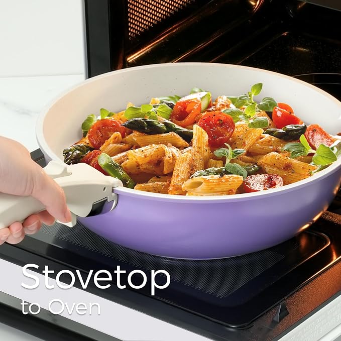 15Pcs Pots and Pans Set Non Stick, Cookware Sets - Image 6