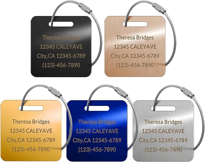 Custom Personalized Luggage Tags-Customized Unique tag - Image 3