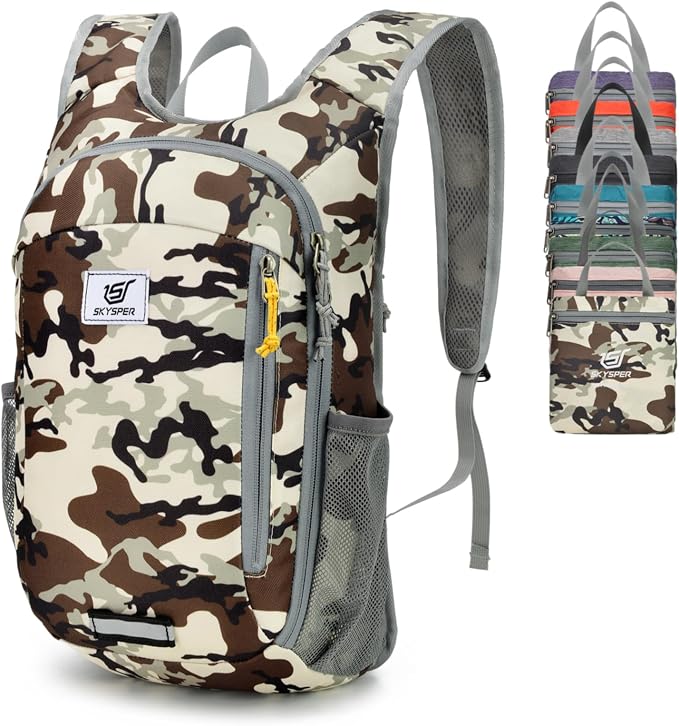 SKYSPER Small Daypack 10L Hiking Backpack Packable Lightweight Travel Day Pack by SKYSPER