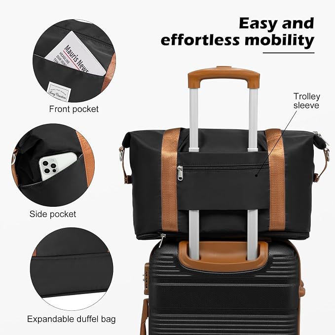 LONG VACATION 6 Piece ABS+PC Hardshell Luggage Set - Image 5