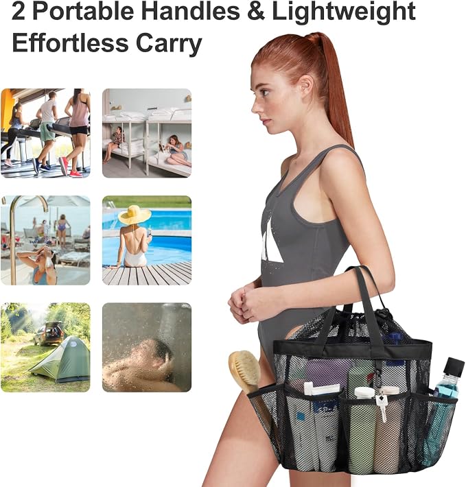 F-color Mesh Shower Caddy Portable - Image 6