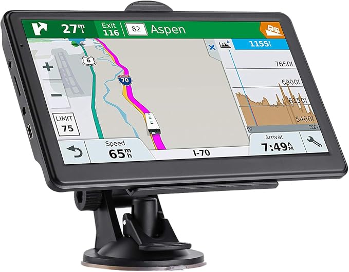 Car GPS Navigation, 2025 Map 7 inch Touch Screen Car GPS, Voice Turn Direction - Image 2