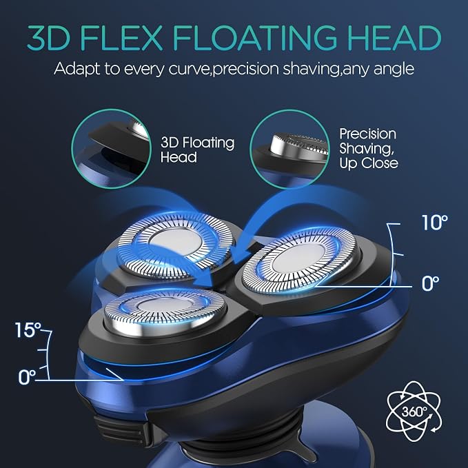 VOYOR Electric Razor for Men Cordless Shavers for Shaving - Image 3