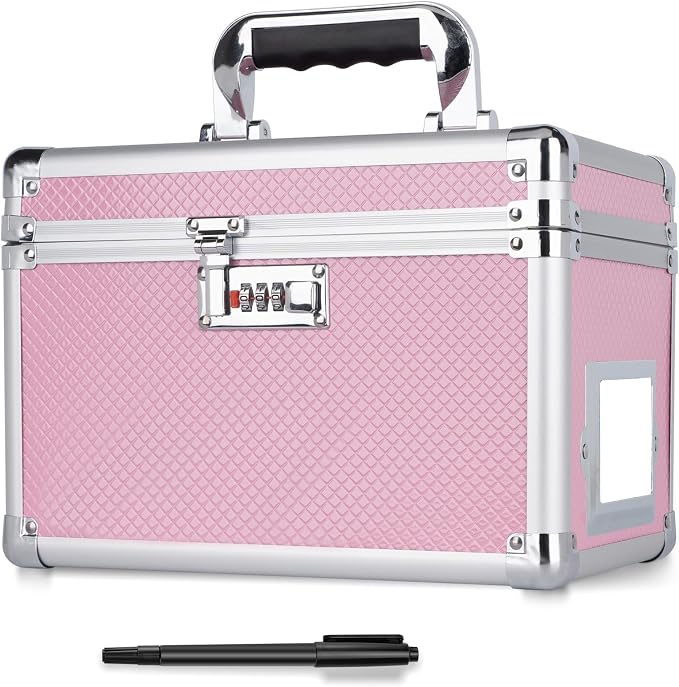 10.2 x 7 x 7.5 Inch Lockable Storage Box by LOCKCURX